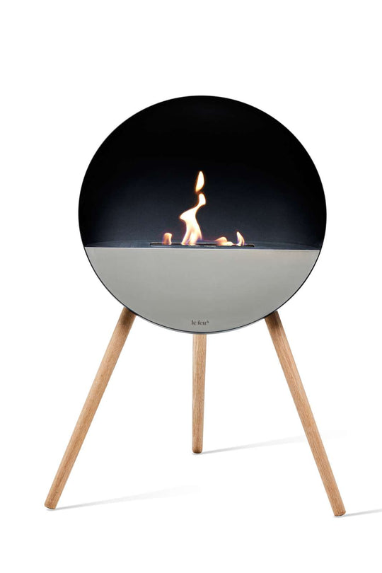 NEW Le Feu Eye Fireplace in Black