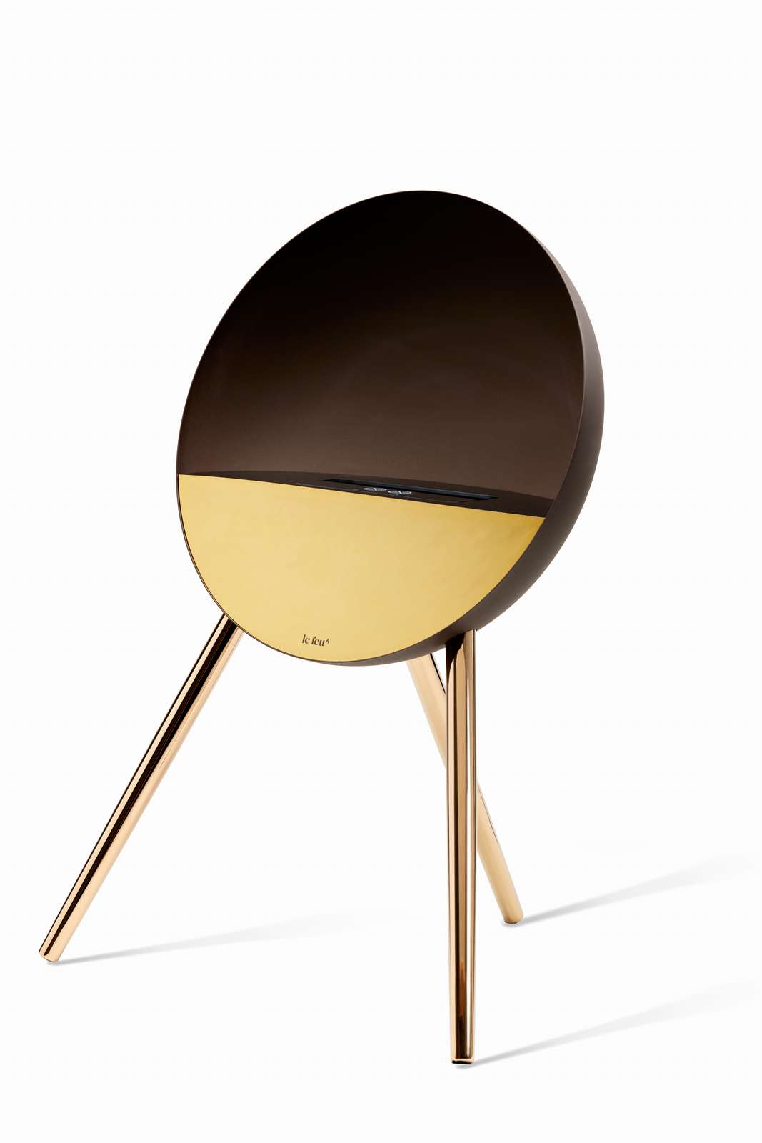 NEW Le Feu Eye Fireplace in Mocca