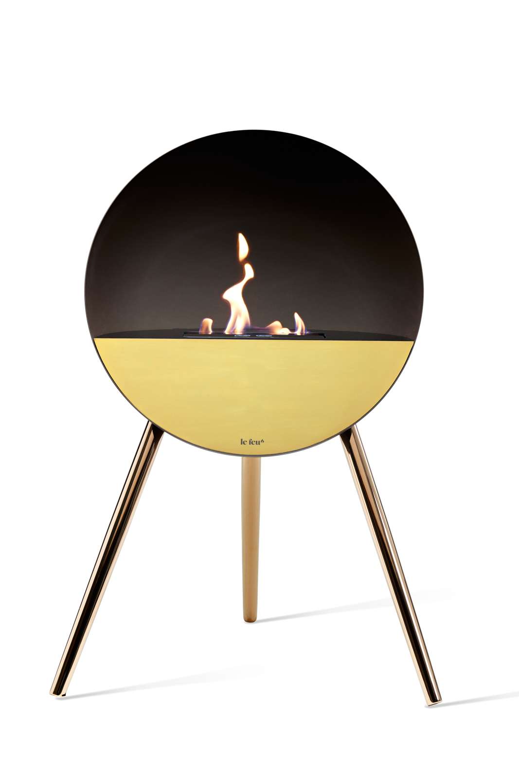 NEW Le Feu Eye Fireplace in Mocca