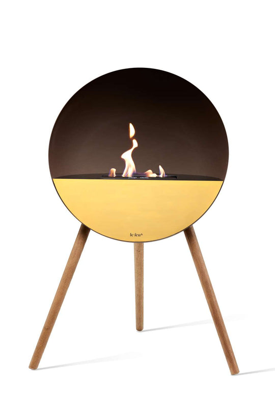 NEW Le Feu Eye Fireplace in Mocca