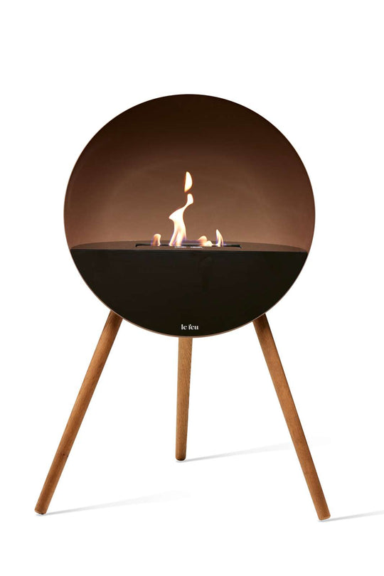 NEW Le Feu Eye Fireplace in Mocca