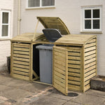 Premium Triple Bin store, Tanalised Timber.