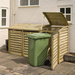 Premium Triple Bin store, Tanalised Timber.