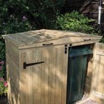 Quality, Premium Double Bin store, Tanalised Timber.