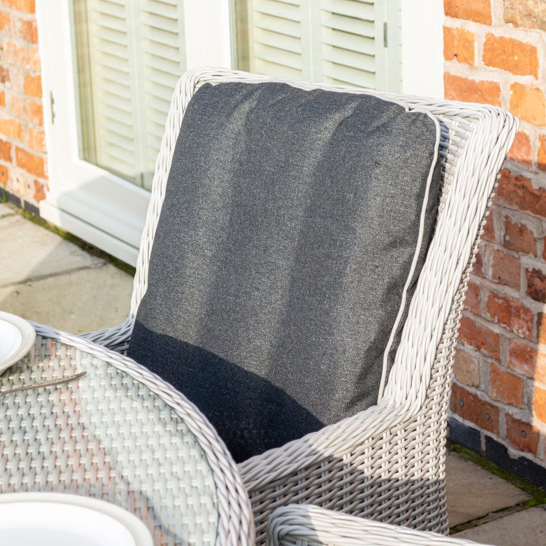 Rattan Effect Six Seater Dining Set - Two Colours