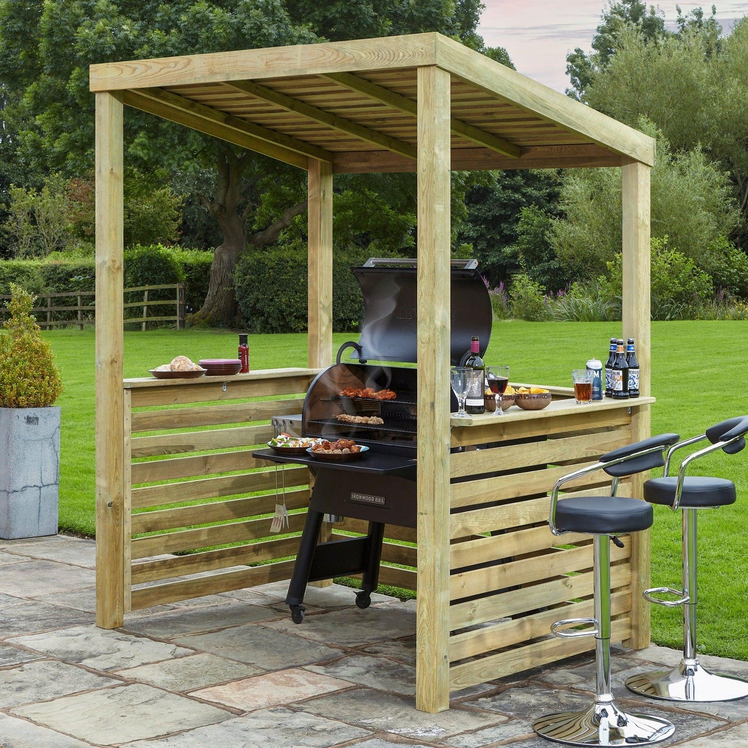 Timber Garden Bar, BBQ Shelter .