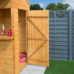 Timber Garden Bar and Storage Shed.