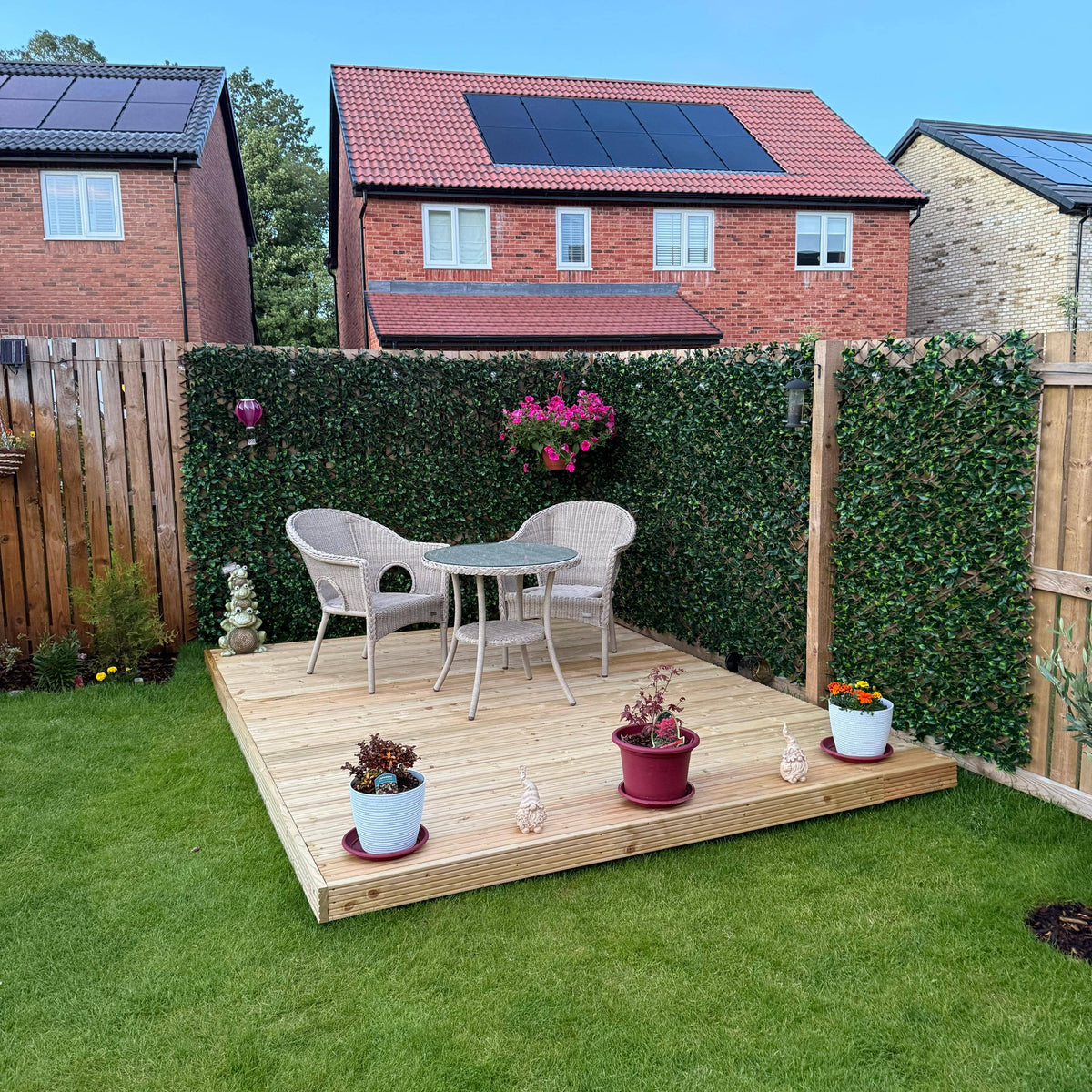 LayzeeDeck, Chunky Redwood Decking Kit | Complete DIY Kit