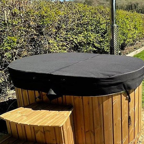 Wood Fired Ofuro Style Hot Tub, Fibreglass/ Liner, for couples.