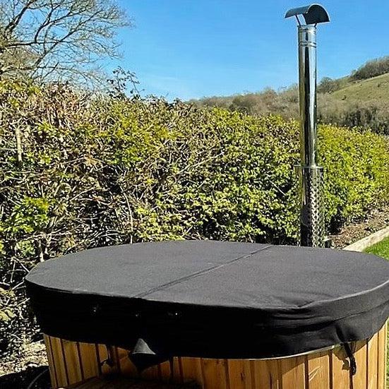 Wood Fired Ofuro Style Hot Tub, Fibreglass/ Liner, for couples.