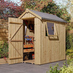 Heritage 6x4 single door shed