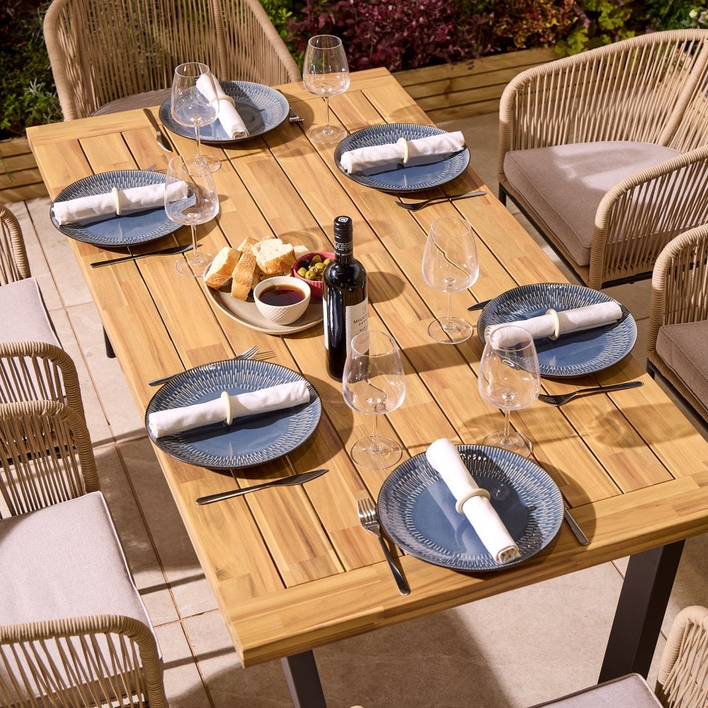 Oslo 6 Seat Dining Set - 160cm Table