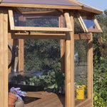 Potting Store Greenhouse with Open Windows