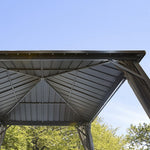 Aluminium Gazebo with sides | Two sizes.