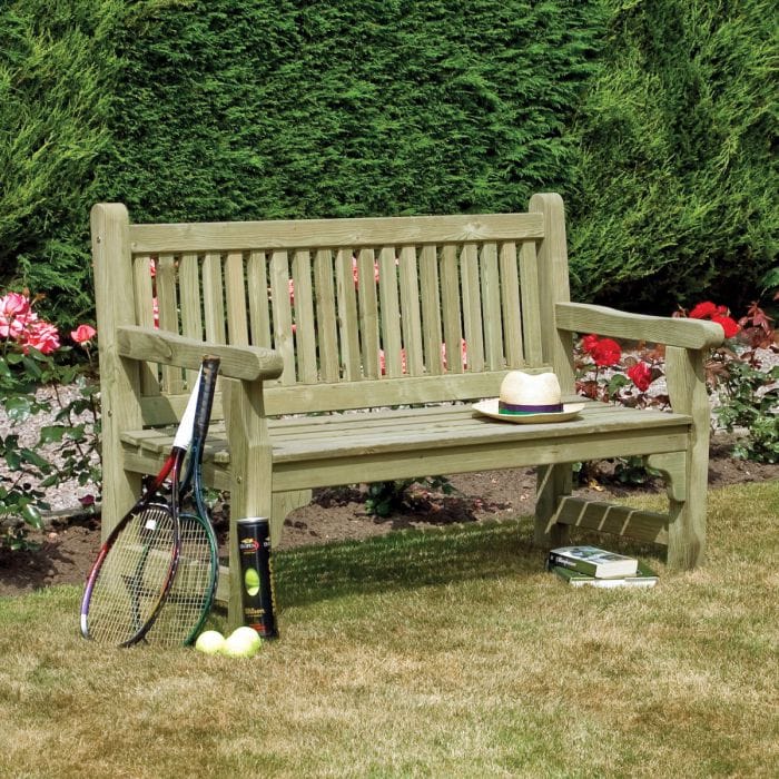 Shop Stylish 3 Seater Softwood Tuscan Bench - Durable & Cozy