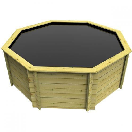 10ft 1478 Gallon Raised Wooden Koi Pond, 27mm thick, 1099mm high
