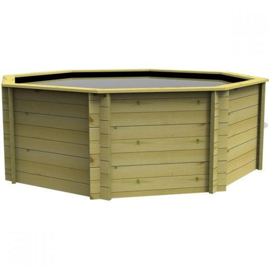 10ft 1478 Gallon Raised Wooden Koi Pond, 27mm thick, 1099mm high