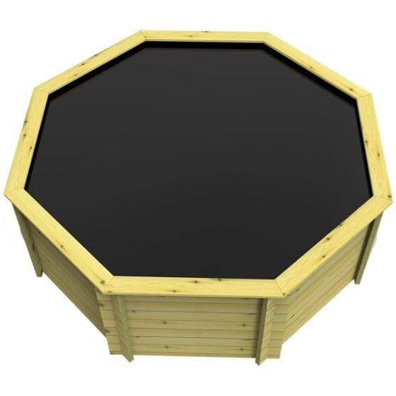 10ft 1478 Gallon Raised Wooden Koi Pond, 27mm thick, 1099mm high