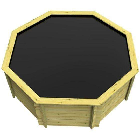 10ft 1478 Gallon Raised Wooden Koi Pond, 27mm thick, 1099mm high