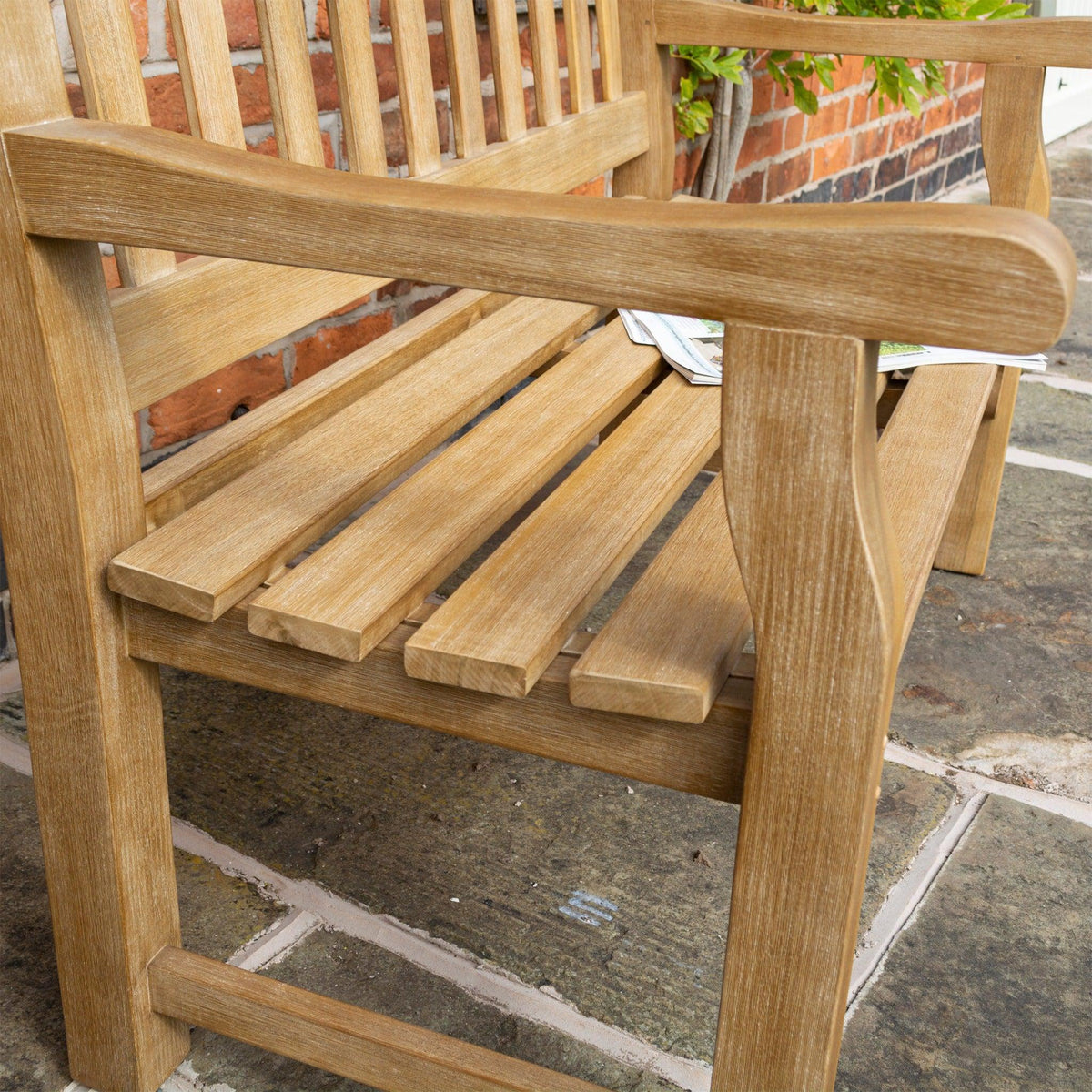 2 seater Solid Acacia Hardwood Tuscan Bench