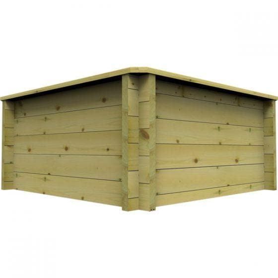 262 Gallon Wooden Pond, 1.5M X 1.5M, 44mm thick, 831mm high, 1189 litres