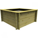 288 Gallon Wooden Fish Pond, 1.5M X 1.5M, 27mm thick, 697mm high