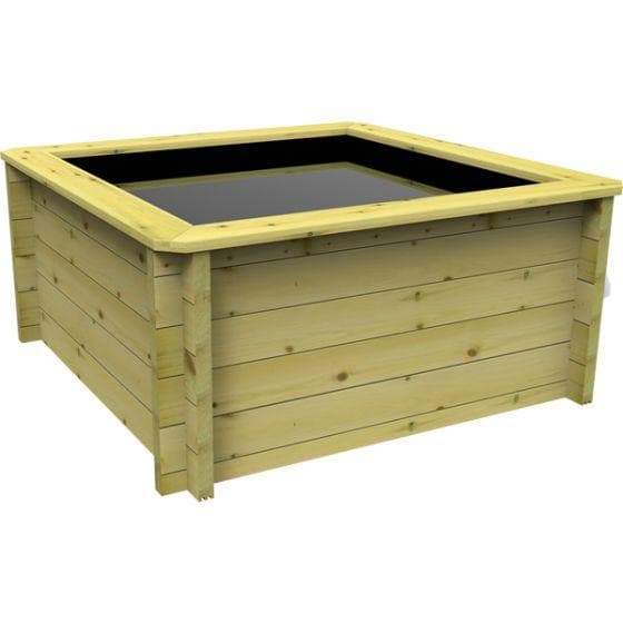 288 Gallon Wooden Fish Pond, 1.5M X 1.5M, 27mm thick, 697mm high