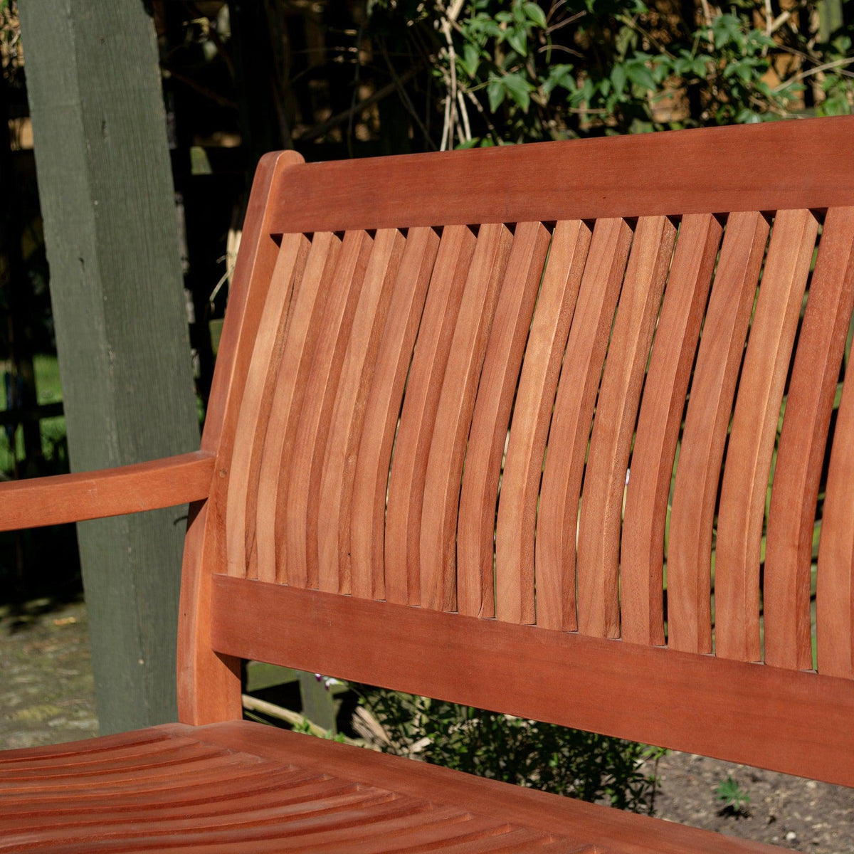 3 seater Solid Eucalyptus Hardwood Willington Bench