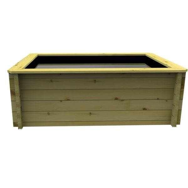 366 Gallon Wooden Pond, 2M X 1.5M, 44mm thick, 831mm high, 1663 litres