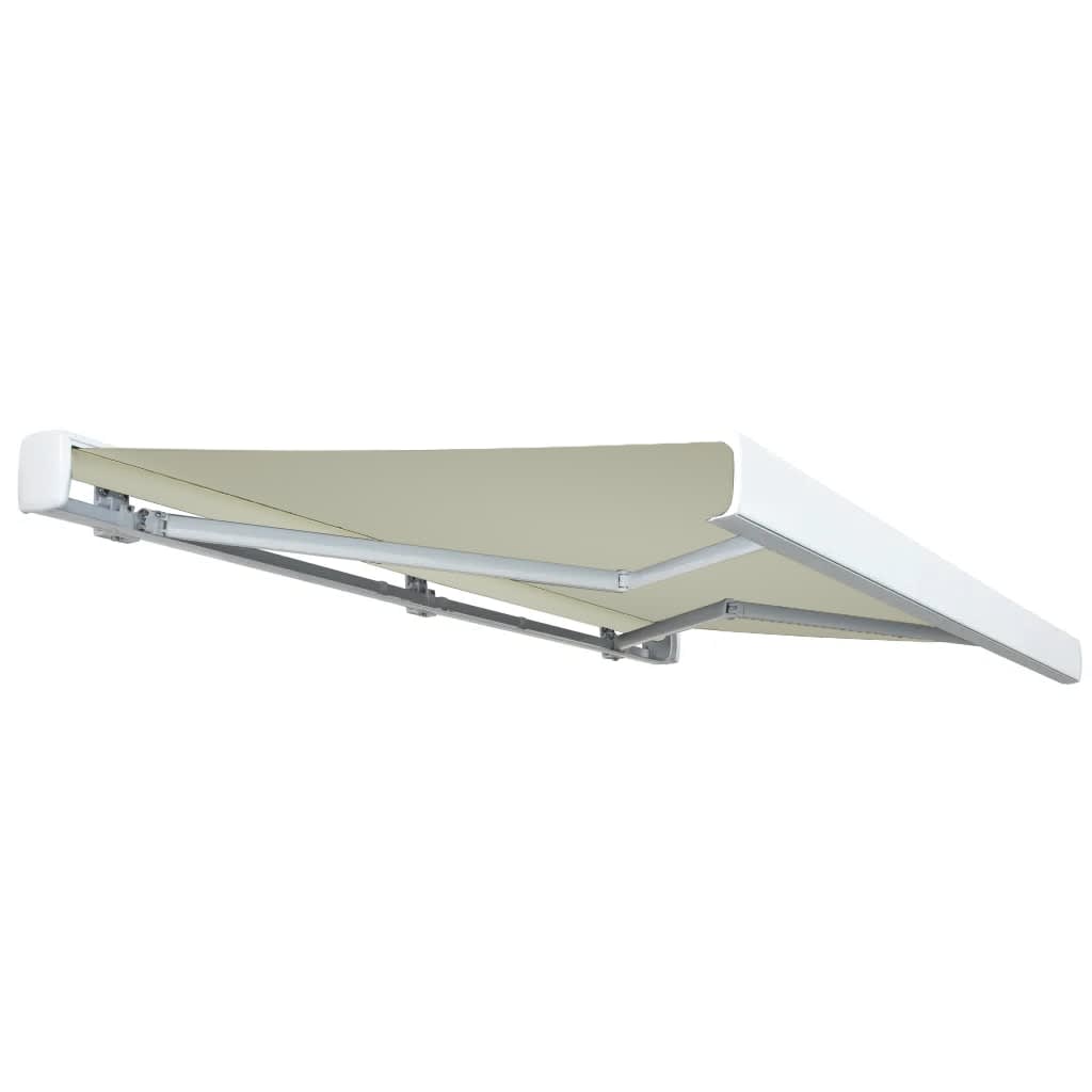 3.5M Full Cassette Electric (Motorised) Awning, Cream