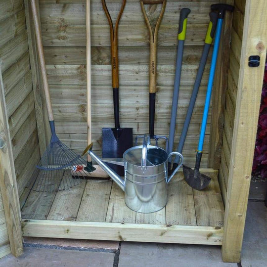 6ft Wooden Garden Tool Storage Cabinet, tanalised timber, very sturdy & strong