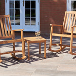 Acacia Hardwood Outdoor Rocking Chairs & Table Set