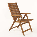 Acacia Oval Dining Table with 6 Chairs