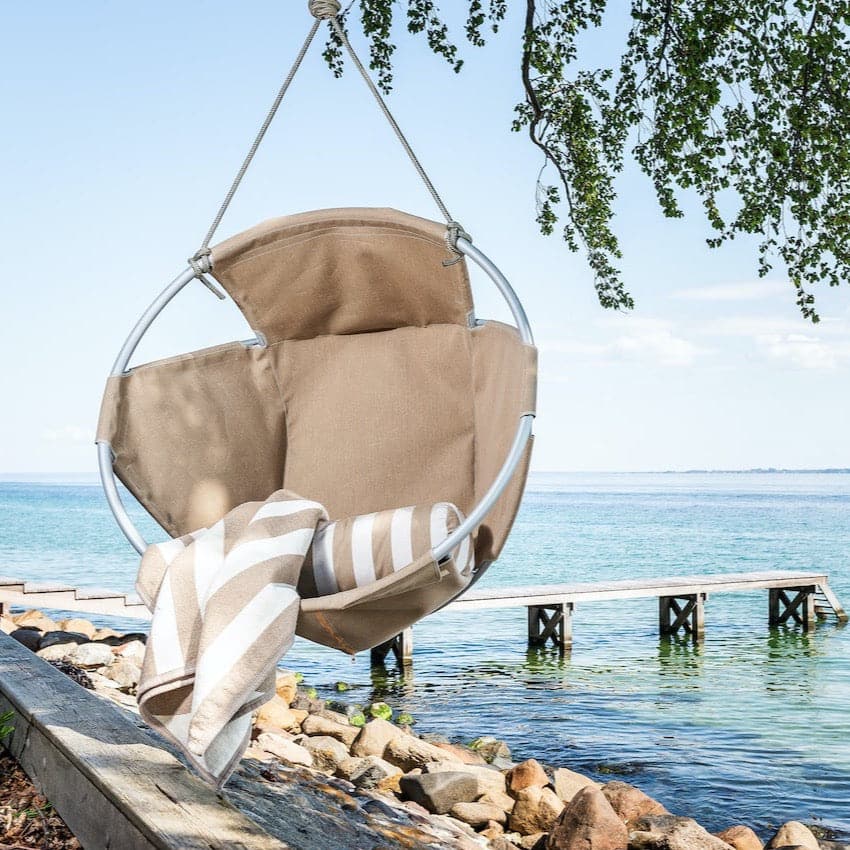 All-weather Cocoon Hang Chair for outdoor use - By Trimm - Real Scandinavian Quality