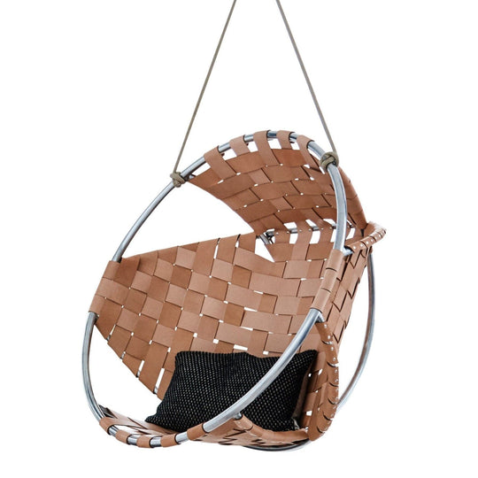 Cocoon Leather Hang Chair - By Trimm - Real Scandinavian Quality