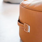 Full Moon Luxurious Leather Pouff - By Trimm - Real Scandinavian Quality