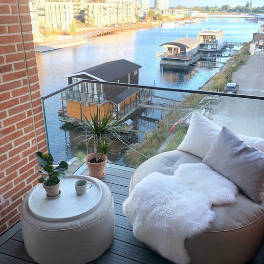 Full Moon Round Beanbag Pouff - By Trimm - Real Scandinavian Quality