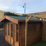 Garden Office Cabin, 3m square, made from Slow Grown Spruce