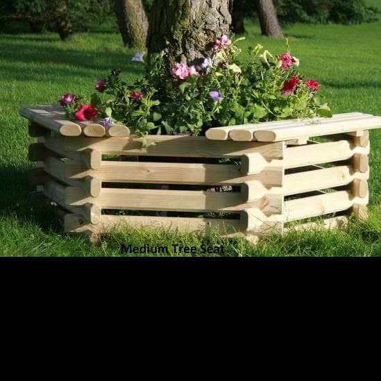 Giant Norlog Hexagonal Treated Timber Planter