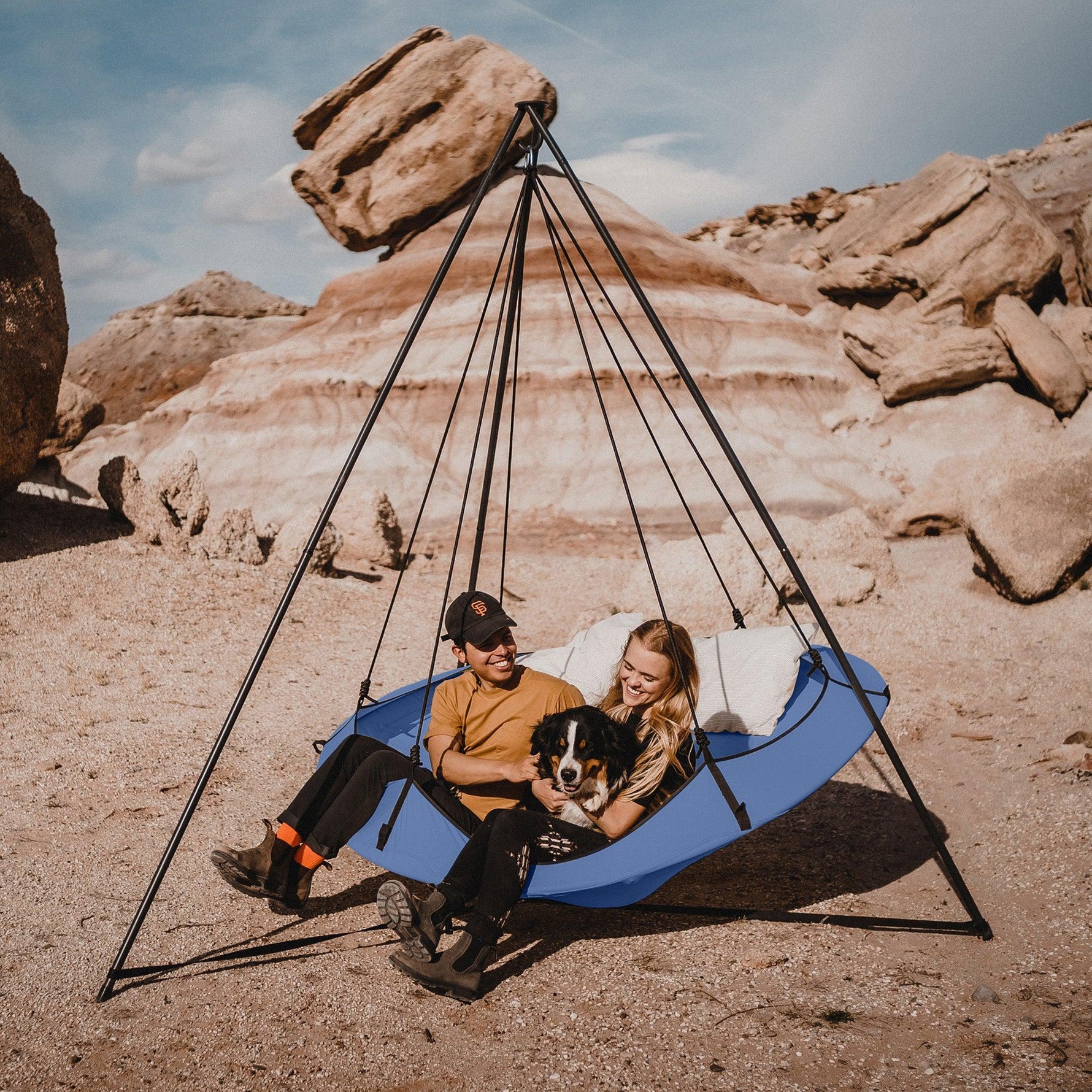 Hanging Circular Hammock - Hangout Pod - 1.8m/ 6ft