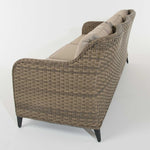 Isla | 3 Seater Sofa with 2 Armchairs and Coffee Table in Brown Rattan