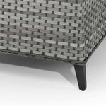 Isla | 3 Seater Sofa with 2 Armchairs and Coffee Table in Grey Rattan