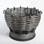 LayzeePit L, Steel Wire Rope Fire Basket/ Pit, Very High Quality, UK Made