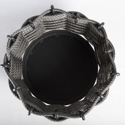 LayzeePit Small, Steel Wire Rope Fire Basket/ Pit, Very High Quality, UK Made
