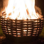 LayzeePit Small, Steel Wire Rope Fire Basket/ Pit, Very High Quality, UK Made