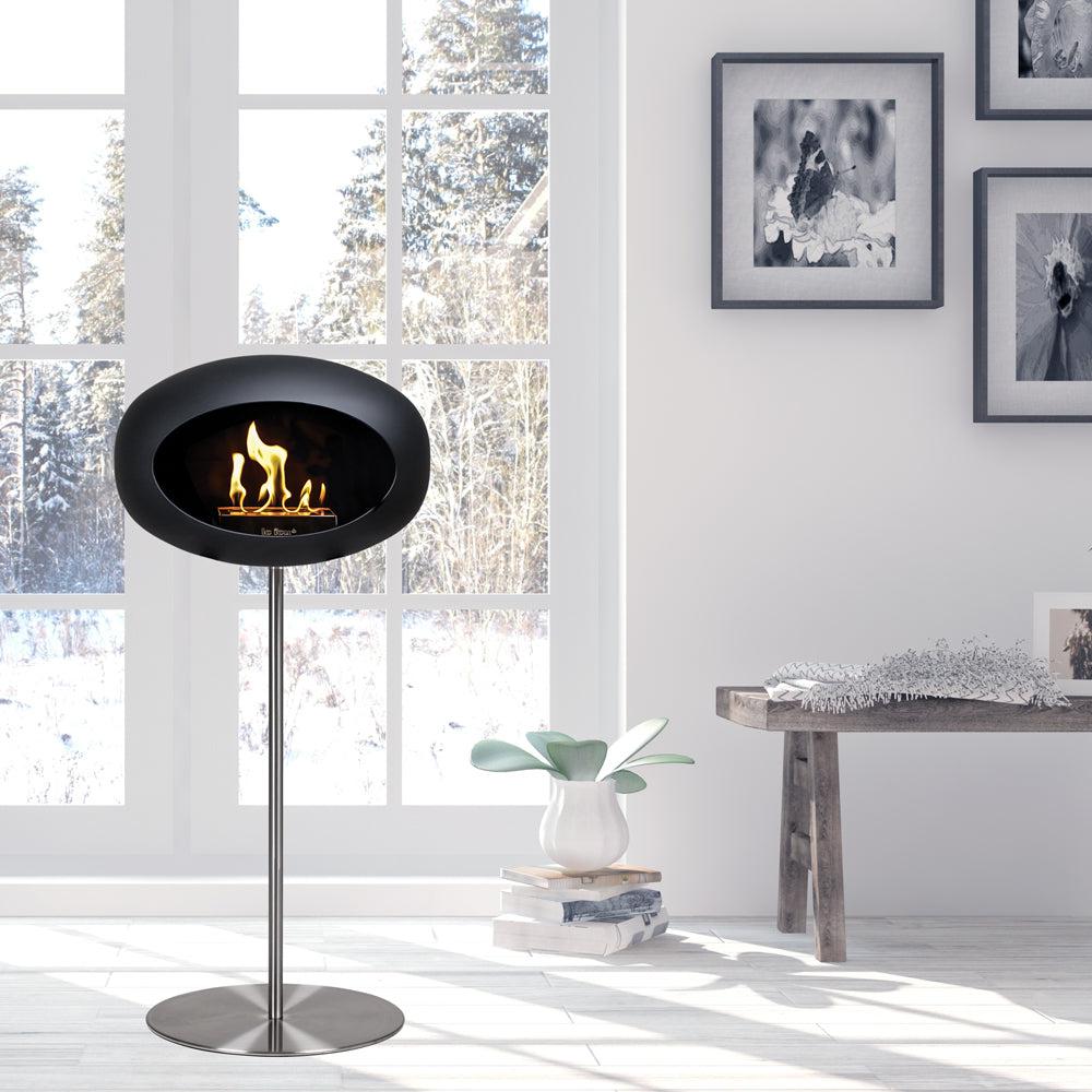 Le Feu STEEL HIGH Bio Fireplace in Various Colours