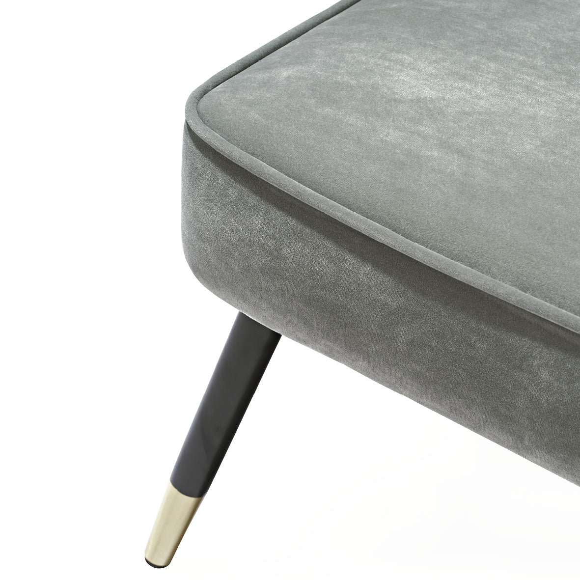 Manon | Occasional Chair in Soft Grey Velvet