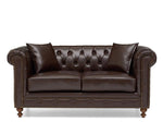 Mark Harris Montrose Brown Leather 2-Seater Sofa