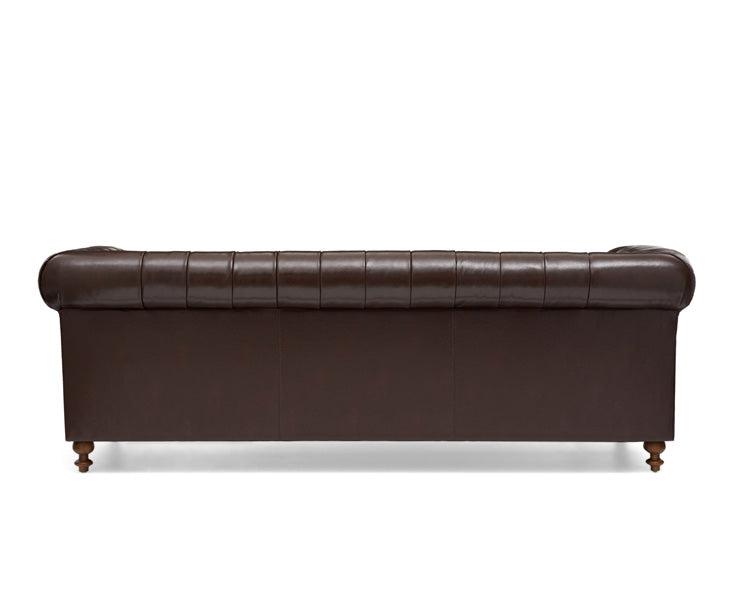 Mark Harris Montrose Brown Leather 3-Seater Sofa