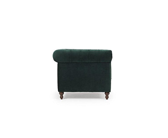 Mark Harris Montrose Green Plush Armchair
